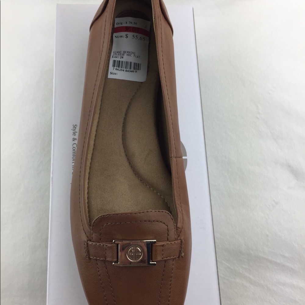 NIB-Gianni Bini: Flats/Tan:Sz 10M $69 - Picture 3 of 11